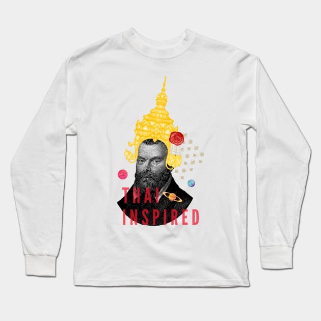 Thai-inspired Galileo wearing Jada Long Sleeve T-Shirt by 45 Creative Club